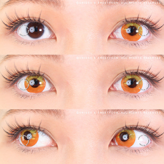 Sweety Anime Orange (1 lens/pack)-Colored Contacts-UNIQSO EU