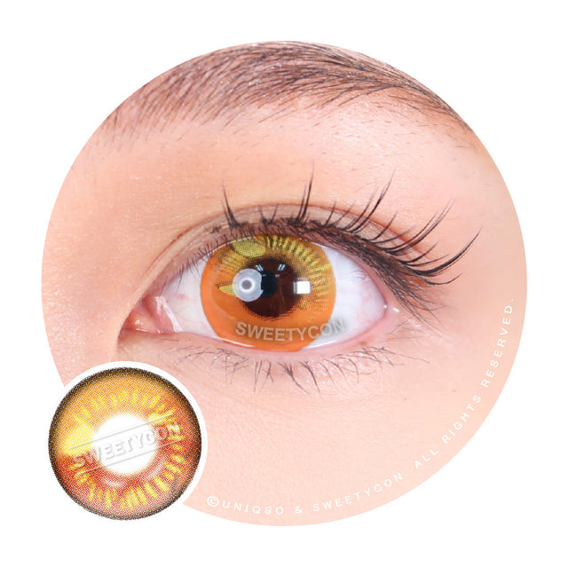 Sweety Anime Orange (1 lens/pack)-Colored Contacts-UNIQSO EU
