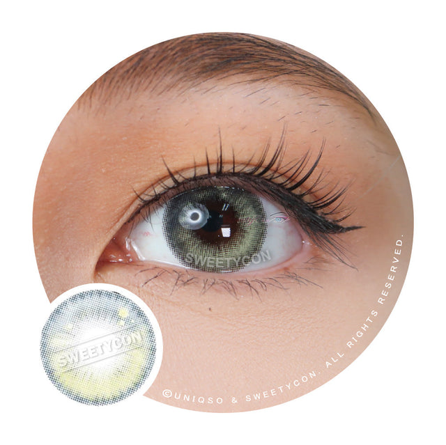 Sweety Anime Tear Light Yellow (1 lens/pack)-Colored Contacts-UNIQSO EU