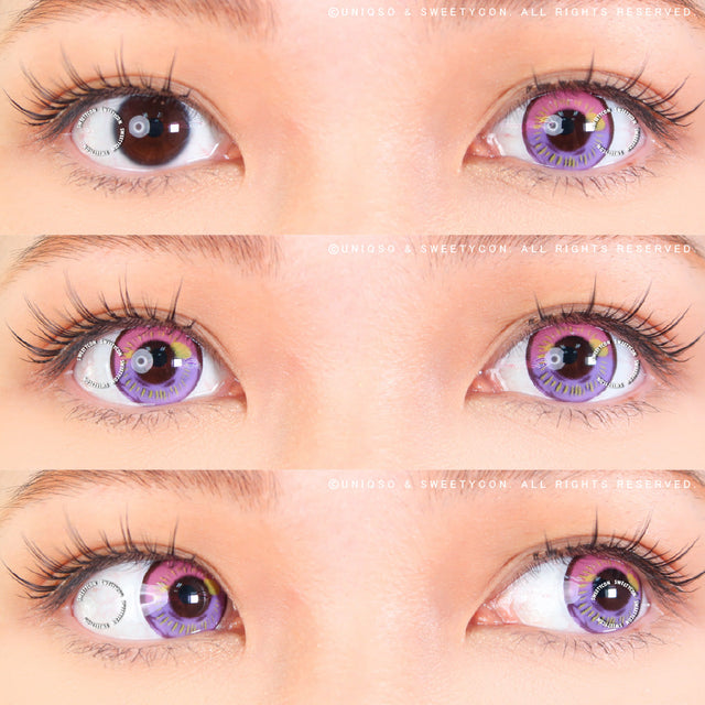 Sweety Anime Violet (1 lens/pack)-Colored Contacts-UNIQSO EU