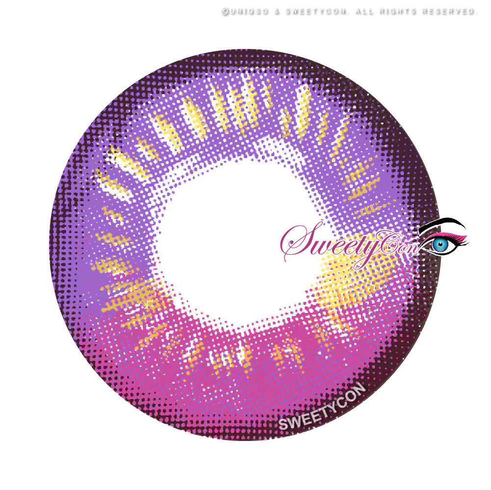 Sweety Anime Violet (1 lens/pack)-Colored Contacts-UNIQSO EU