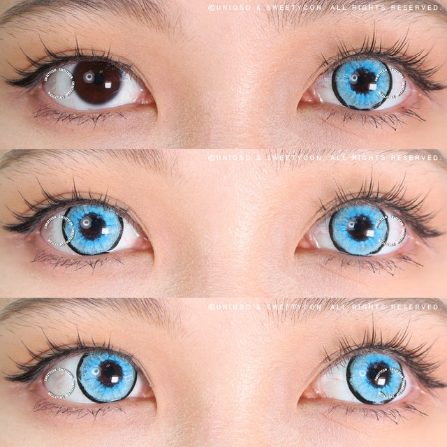 Sweety Aquaman Blue (1 lens/pack)-Colored Contacts-UNIQSO EU