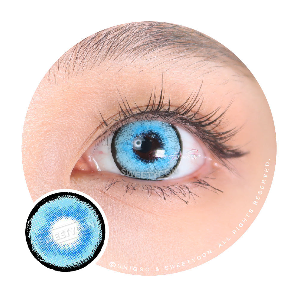 Sweety Aquaman Blue (1 lens/pack)-Colored Contacts-UNIQSO EU