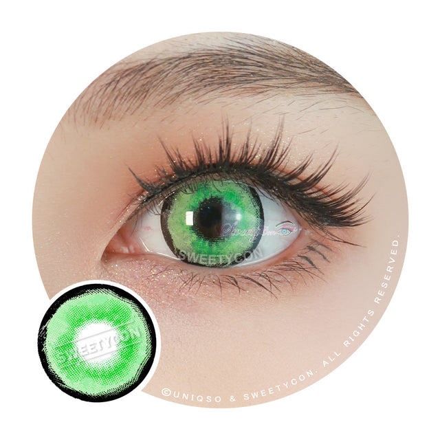 Sweety Aquaman Green (1 lens/pack)-Colored Contacts-UNIQSO EU