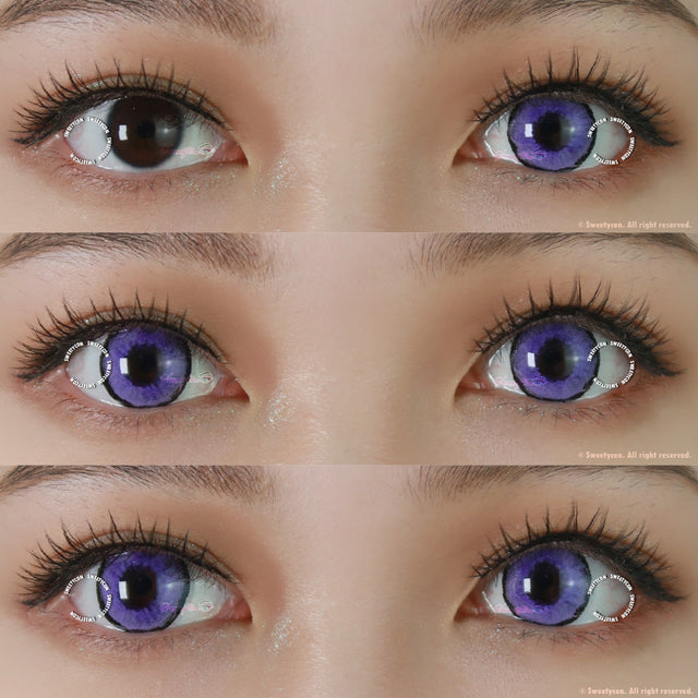Sweety Aquaman Violet (1 lens/pack)-Colored Contacts-UNIQSO EU
