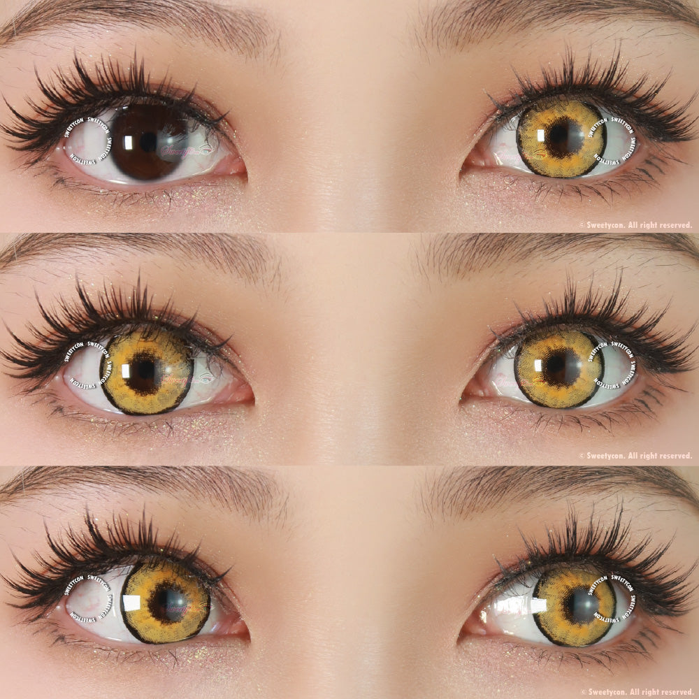 Sweety Aquaman Yellow (1 lens/pack)-Colored Contacts-UNIQSO EU