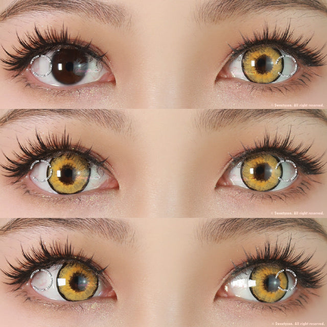 Sweety Aquaman Yellow (1 lens/pack)-Colored Contacts-UNIQSO EU