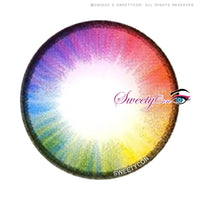 Sweety Aura Rainbow (1 lens/pack)-Colored Contacts-UNIQSO EU