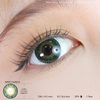 Sweety Aurelia Green colored contacts