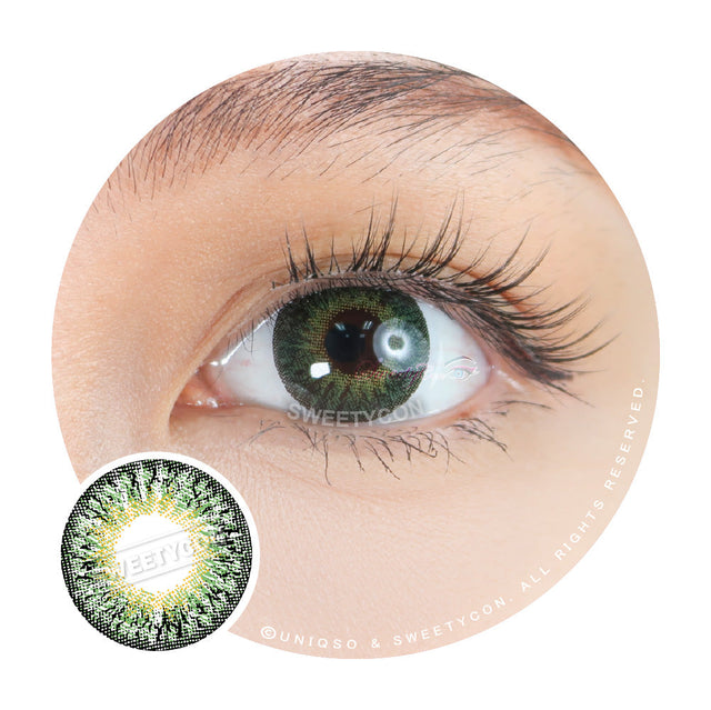 Sweety Aurelia Green (1 lens/pack)-Colored Contacts-UNIQSO EU