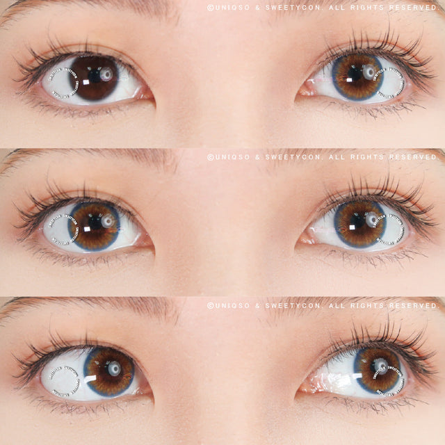 Sweety Bella Blue Brown (1 lens/pack)-Colored Contacts-UNIQSO EU