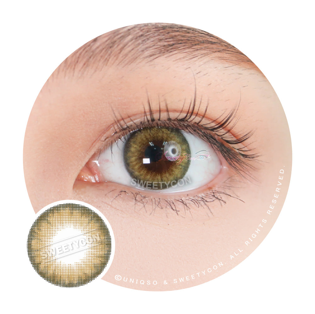 Sweety Bella Yellow Brown (1 lens/pack)-Colored Contacts-UNIQSO EU
