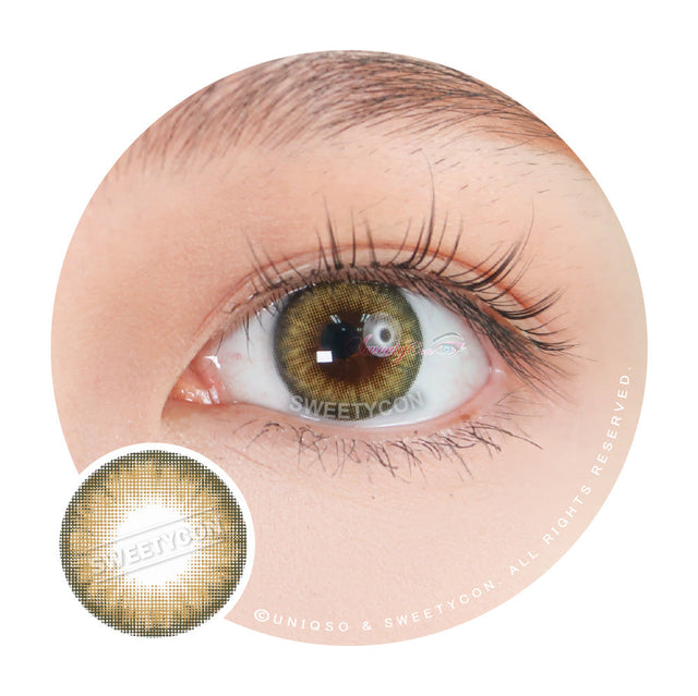 Sweety Bella Yellow Brown (1 lens/pack)-Colored Contacts-UNIQSO EU
