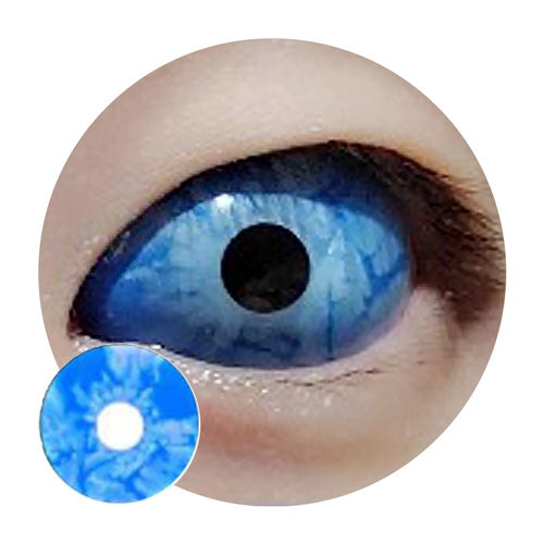 Sweety Blue Sclera Contacts Ice Zombie (1 lens/pack)-Sclera Contacts-UNIQSO EU