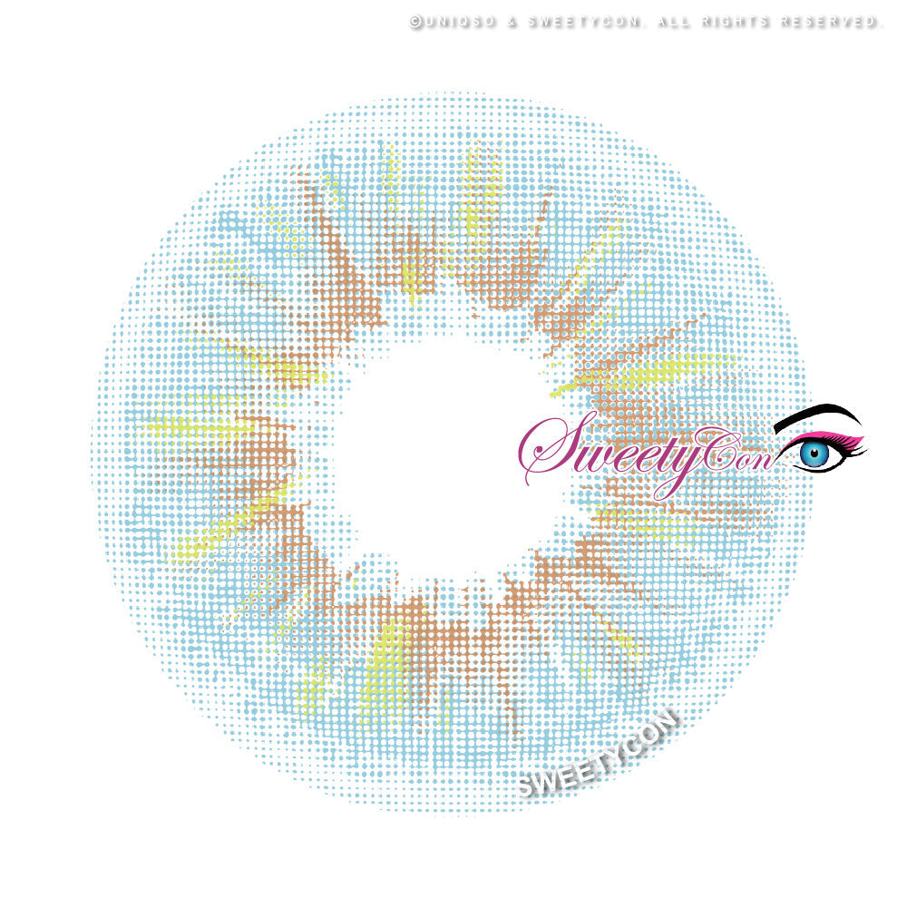Sweety Broadway Blue colored contacts