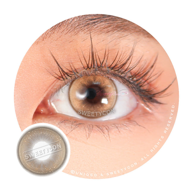 Sweety Butterfly Brown (1 lens/pack)-Colored Contacts-UNIQSO EU