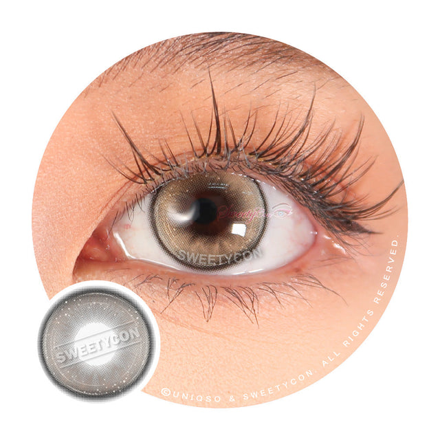 Sweety Butterfly Grey (1 lens/pack)-Colored Contacts-UNIQSO EU