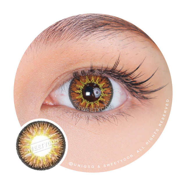 Sweety Candy Brown (1 lens/pack)-Colored Contacts-UNIQSO EU