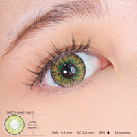 Sweety Candy Gold (1 lens/pack)-Colored Contacts-UNIQSO EU