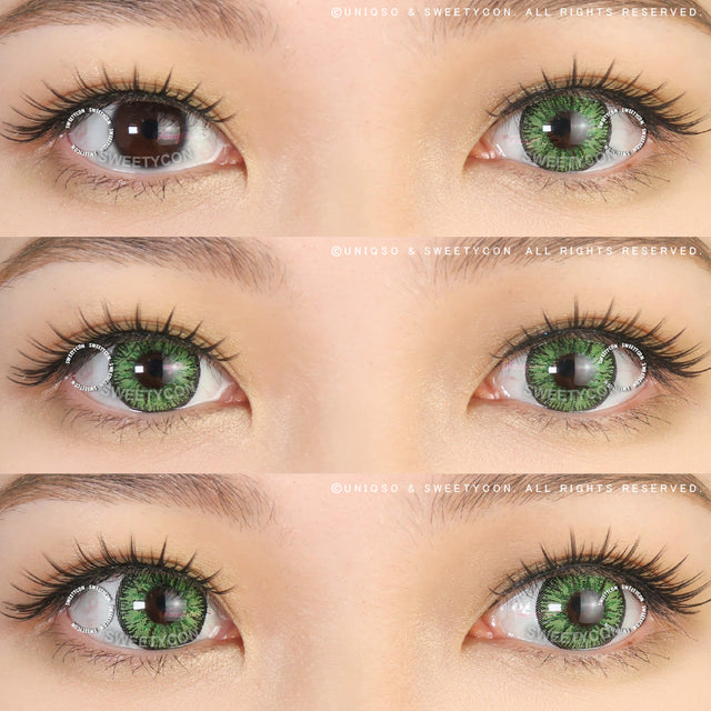 Sweety Candy Green (New) (1 lens/pack)-Colored Contacts-UNIQSO EU