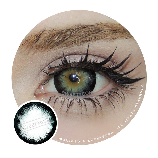 Sweety Circle Black (1 lens/pack)-Colored Contacts-UNIQSO EU