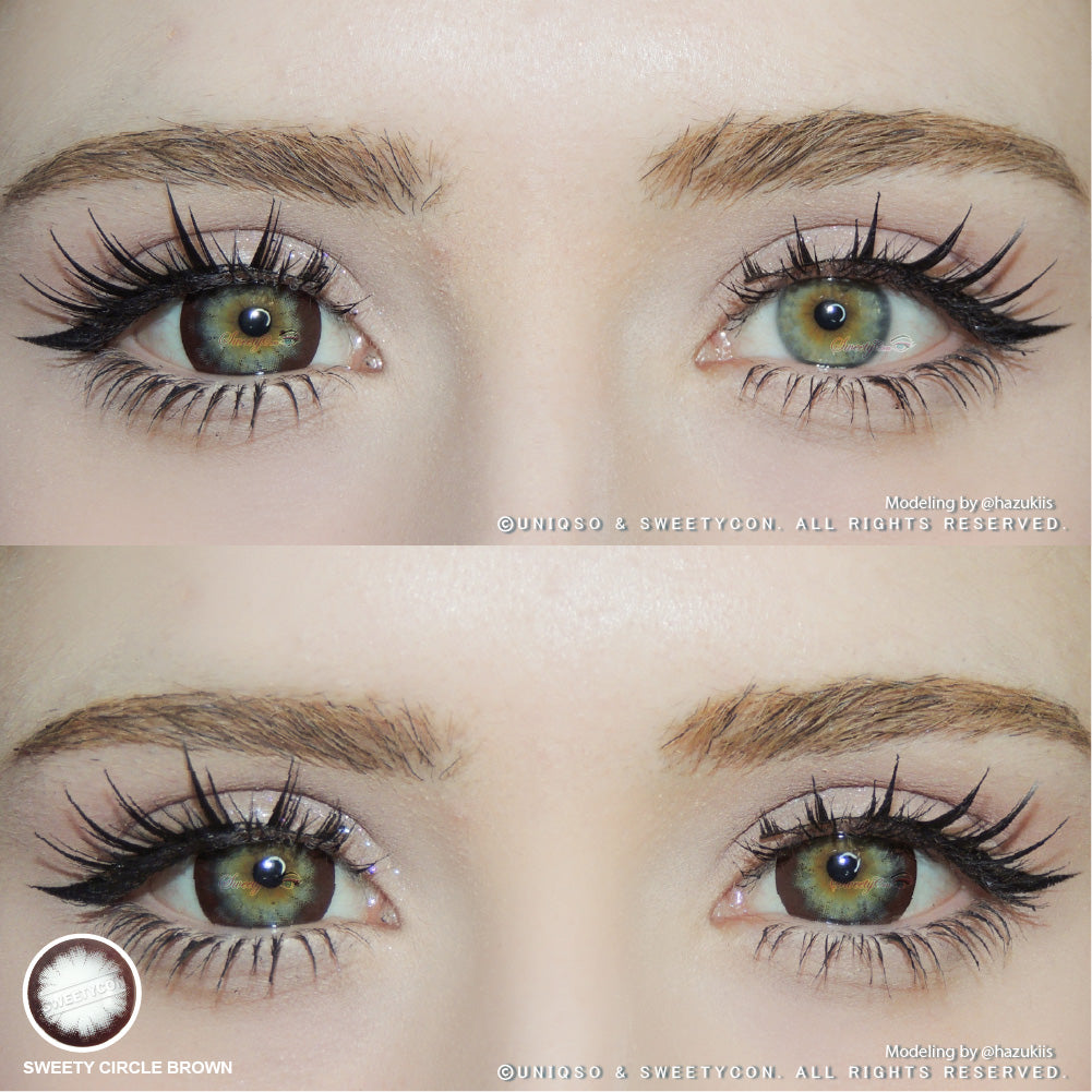 Sweety Circle Brown (1 lens/pack)-Colored Contacts-UNIQSO EU