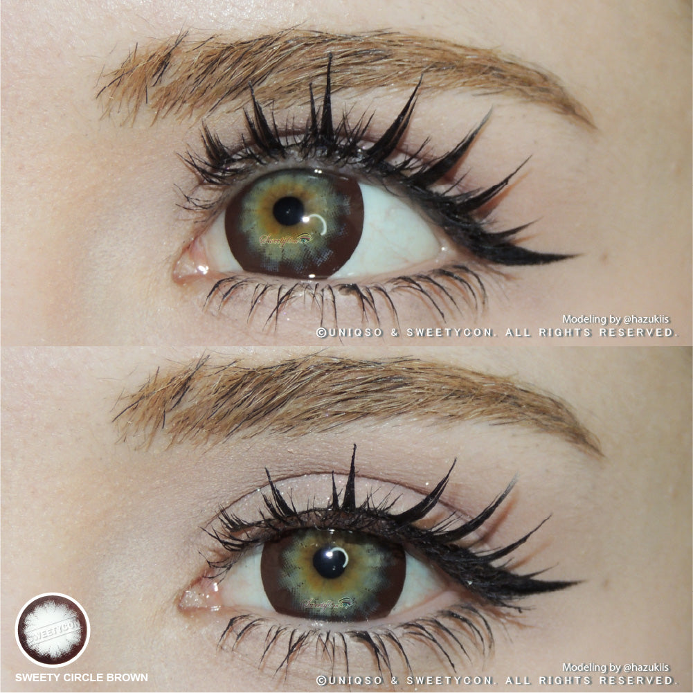 Sweety Circle Brown (1 lens/pack)-Colored Contacts-UNIQSO EU