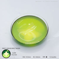 Sweety Clover Green (1 lens/pack)-Colored Contacts-UNIQSO EU