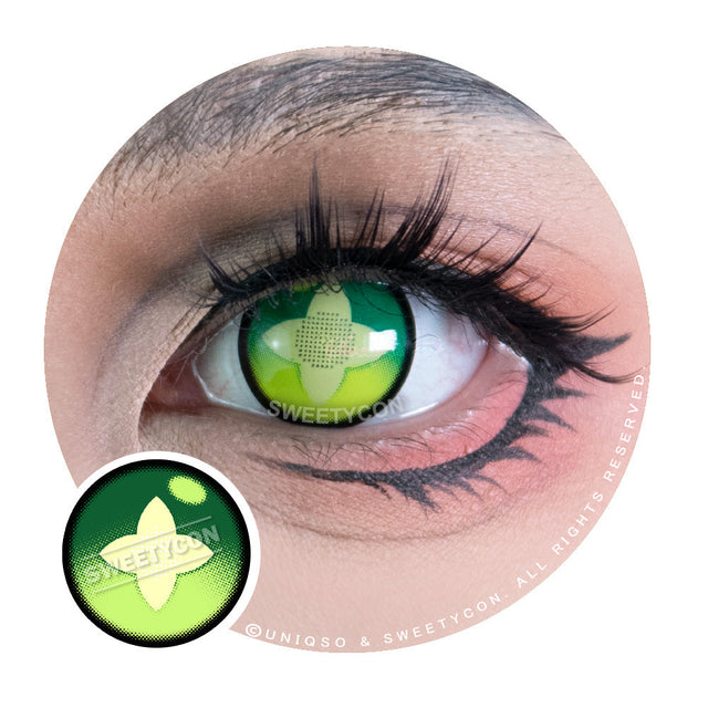 Sweety Clover Green (1 lens/pack)-Colored Contacts-UNIQSO EU