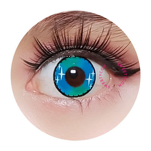 Sweety Colorful Fruit Admiral Blue (1 lens/pack)-Colored Contacts-UNIQSO EU