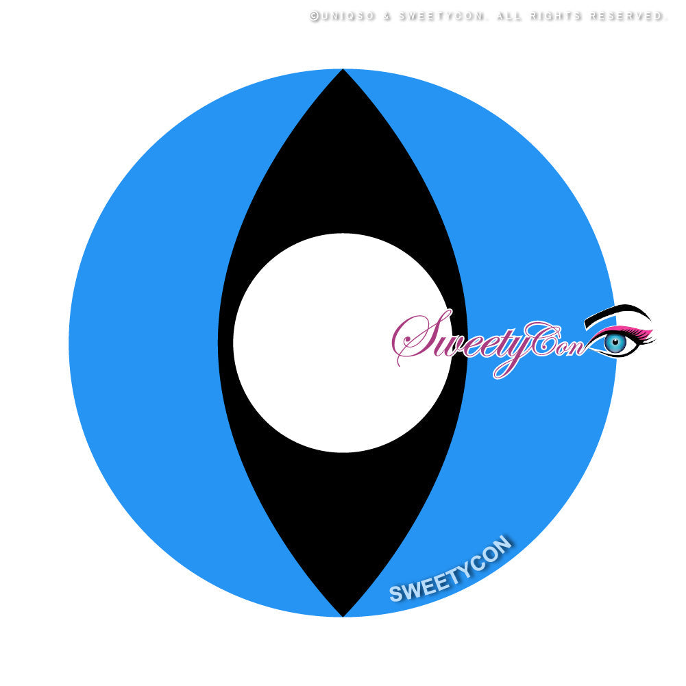 Sweety Crazy Aqua Cat (1 lens/pack)-Crazy Contacts-UNIQSO EU