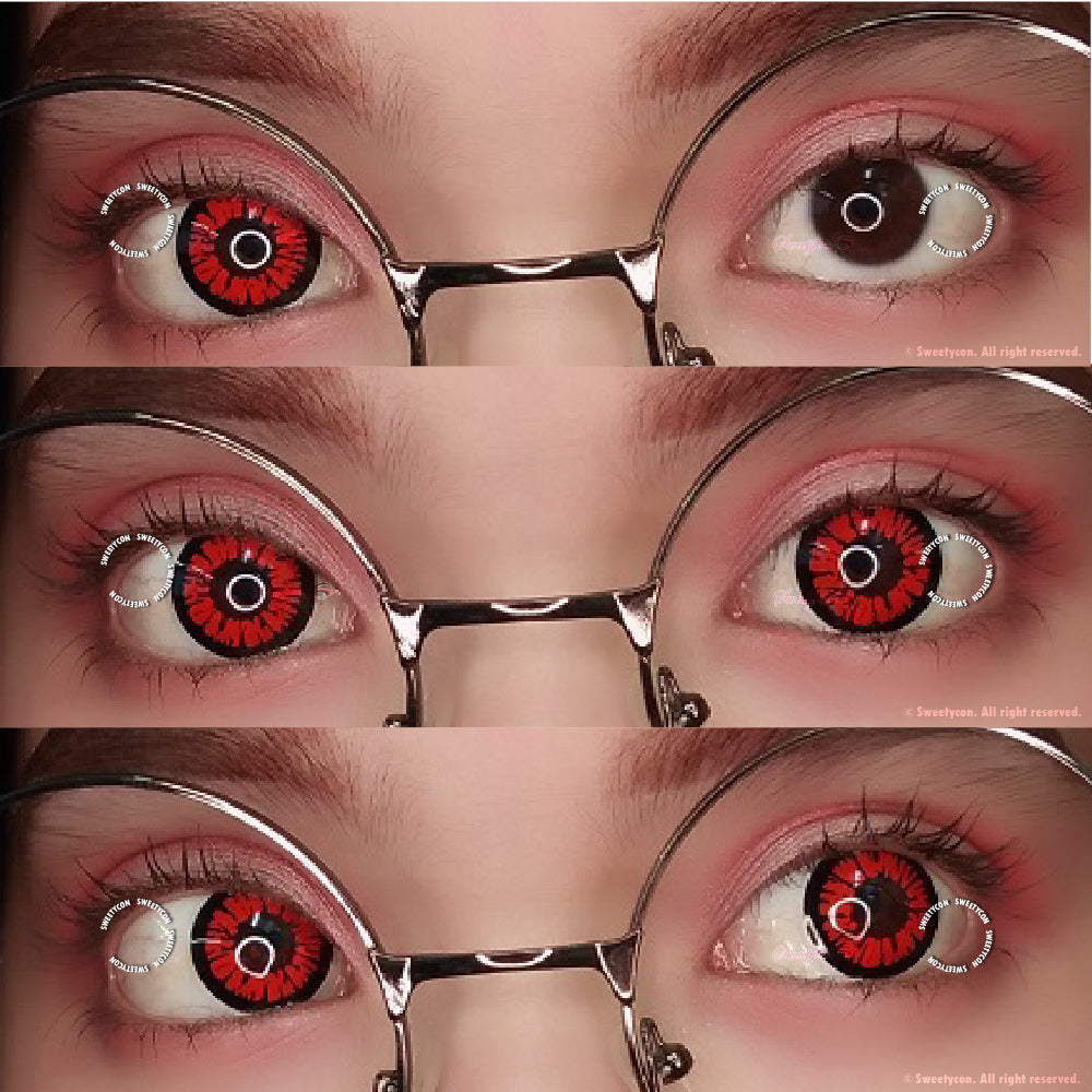 Sweety Crazy BT Red (1 lens/pack)-Crazy Contacts-UNIQSO EU