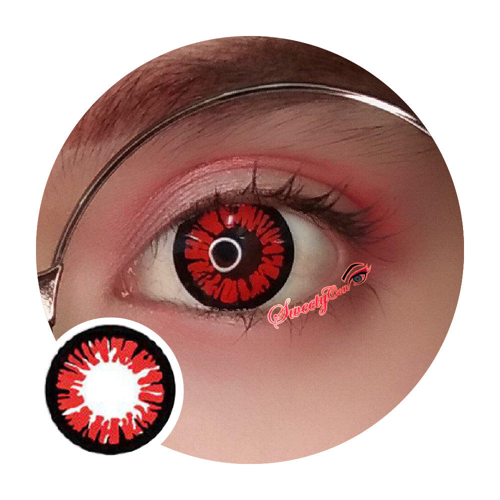 Sweety Crazy BT Red (1 lens/pack)-Crazy Contacts-UNIQSO EU