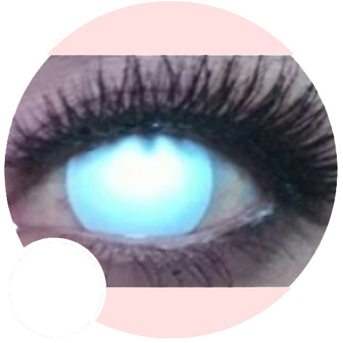 Sweety Crazy Blind White - Version II (1 lens/pack)-Crazy Contacts-UNIQSO EU