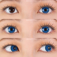 Sweety Crazy Blue Manson/ Blue Zombie (1 lens/pack)-Crazy Contacts-UNIQSO EU