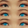 Sweety Crazy Button Eye Blue (1 lens/pack)-Crazy Contacts-UNIQSO EU