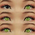 Sweety Crazy Button Eye Green (1 lens/pack)-Crazy Contacts-UNIQSO EU