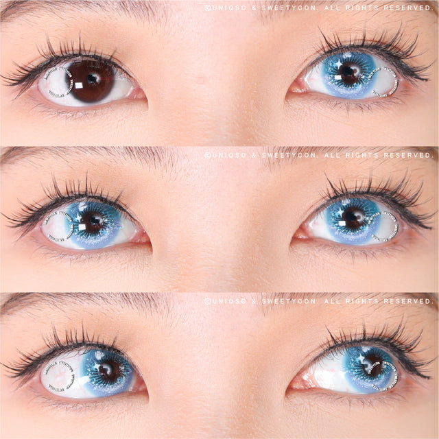 Sweety Crazy Candy Pop Blue (1 lens/pack)-Colored Contacts-UNIQSO EU