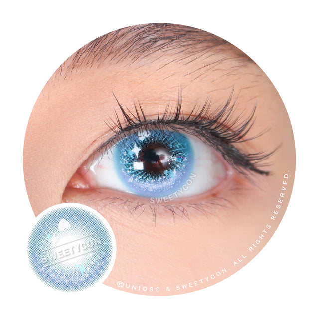 Sweety Crazy Candy Pop Blue (1 lens/pack)-Colored Contacts-UNIQSO EU