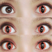 Sweety Crazy Cat Eye Red (1 lens/pack)-Crazy Contacts-UNIQSO EU