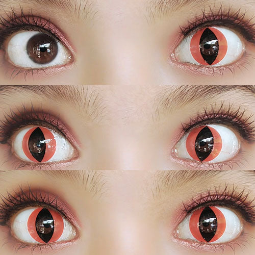 Sweety Crazy Cat Eye Red (1 lens/pack)-Crazy Contacts-UNIQSO EU