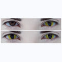 Sweety Crazy Cat Eye Yellow (1 lens/pack)-Crazy Contacts-UNIQSO EU