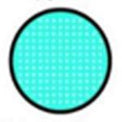 Sweety Crazy Cyan Mesh / Blue Screen with Black Rim (1 lens/pack)-Crazy Contacts-UNIQSO