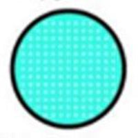 Sweety Crazy Cyan Mesh / Blue Screen with Black Rim (1 lens/pack)-Crazy Contacts-UNIQSO