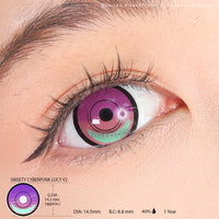 Sweety Crazy Cyber Violet V2 (1 lens/pack)-Colored Contacts-UNIQSO EU