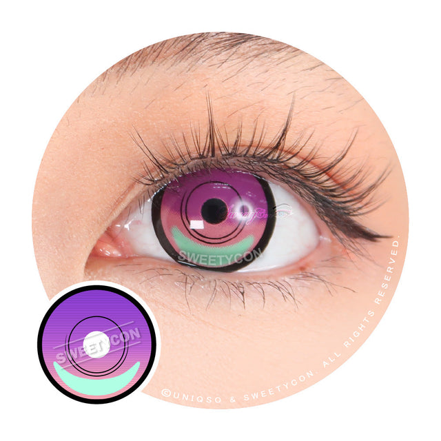 Sweety Crazy Cyber Violet V2 (1 lens/pack)-Colored Contacts-UNIQSO EU