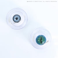 Sweety Crazy Dark Green Demon Eye / Cat Eye (New) (1 lens/pack)-Crazy Contacts-UNIQSO EU
