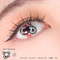Sweety Crazy Devil's Triple (1 lens/pack)-Colored Contacts-UNIQSO EU