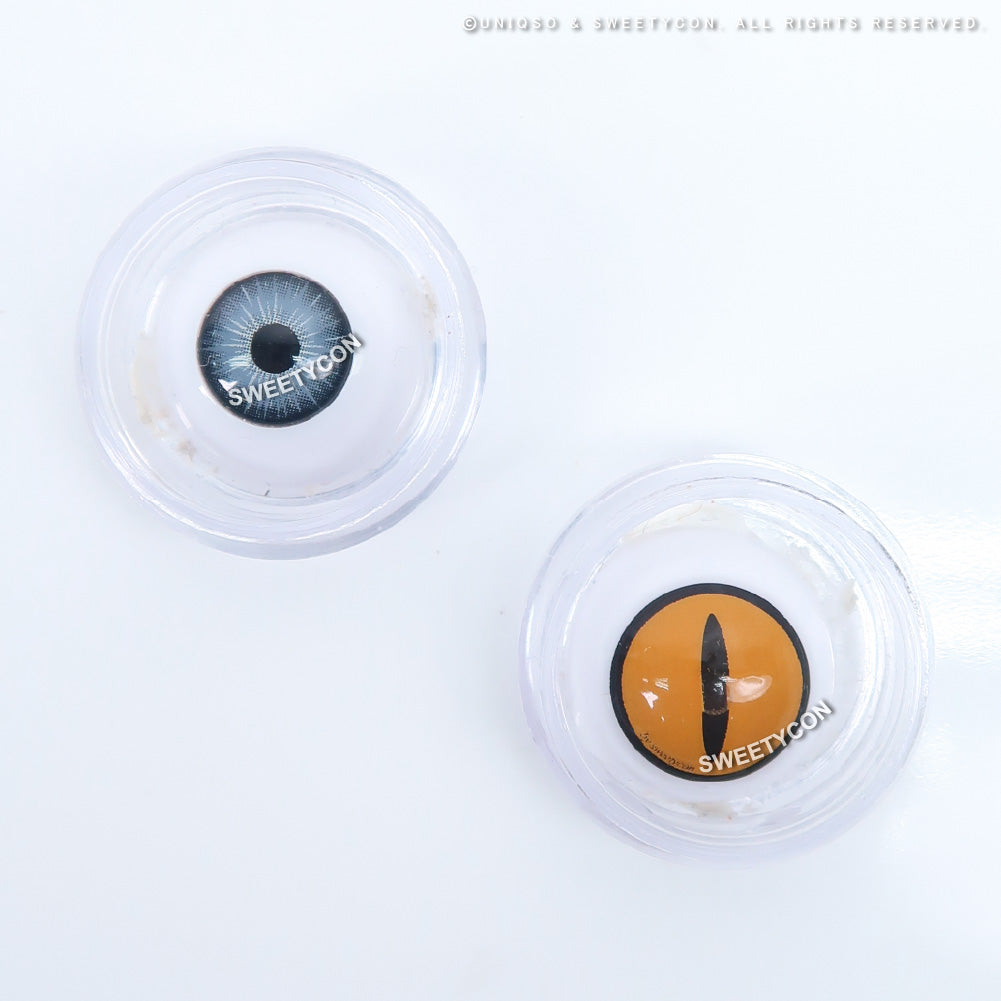 Sweety Crazy Gold Demon Eye / Cat Eye (1 lens/pack)-Crazy Contacts-UNIQSO EU