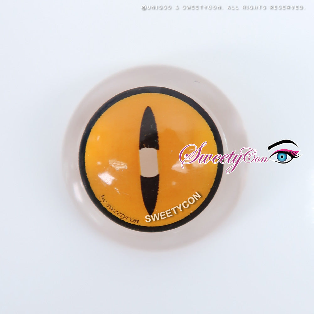 Sweety Crazy Gold Demon Eye / Cat Eye (1 lens/pack)-Crazy Contacts-UNIQSO EU